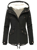 Claire Veste d'Hiver pour Femme – Manteau Imperméable Élégant avec Capuche