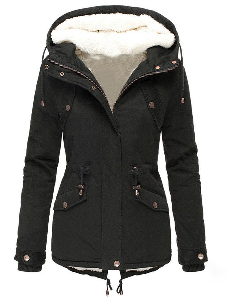 Claire Chaqueta de Invierno para Mujer – Abrigo Impermeable Elegante con Capucha