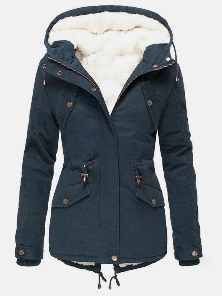 Claire Chaqueta de Invierno para Mujer – Abrigo Impermeable Elegante con Capucha