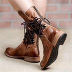 Daphne Botas de Cuero para Mujer – Botas Elegantes Chic Confort Premium