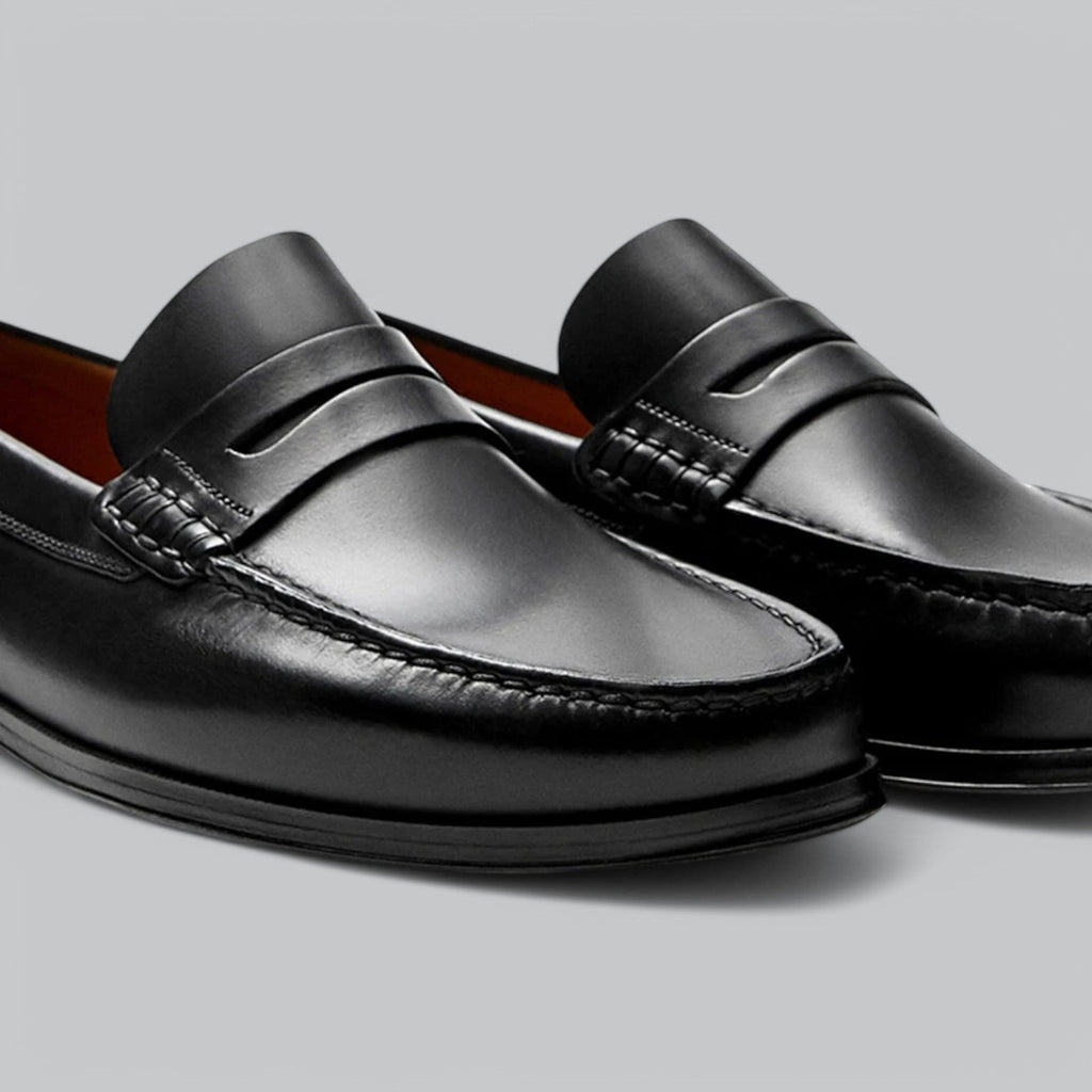 Joel Mocassins en Cuir pour Homme – Chaussures Slip On Décontractées Élégantes