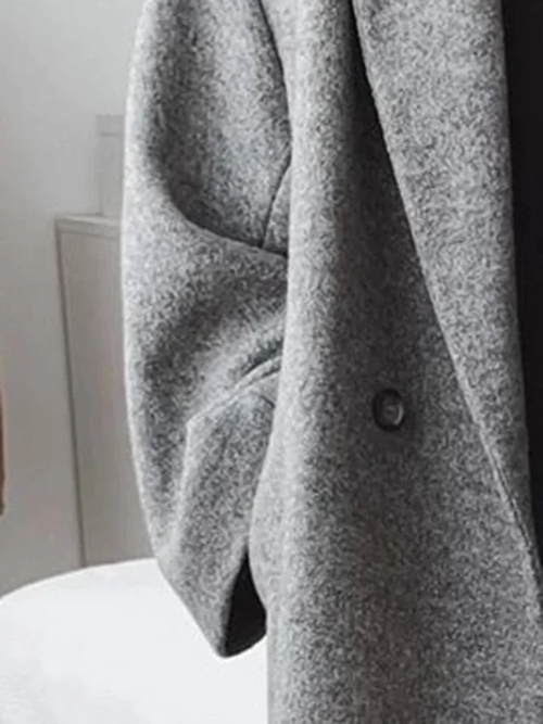 Celia Abrigo Oversize de Lana para Mujer – Chaqueta Elegante Cálida y Moderna