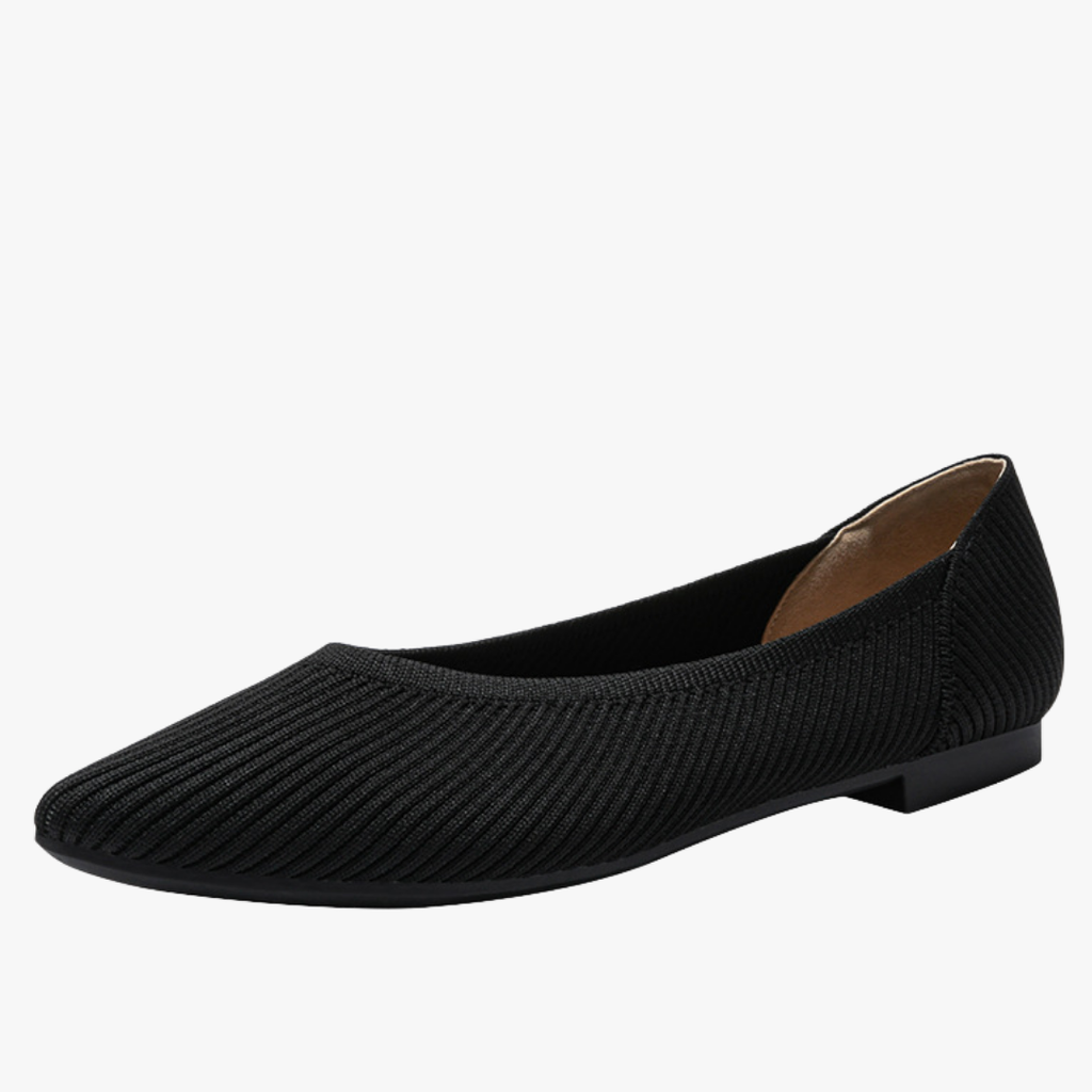 Faye Ballerine Knit da Donna – Scarpe Punta Stretta Comode Casual Chic