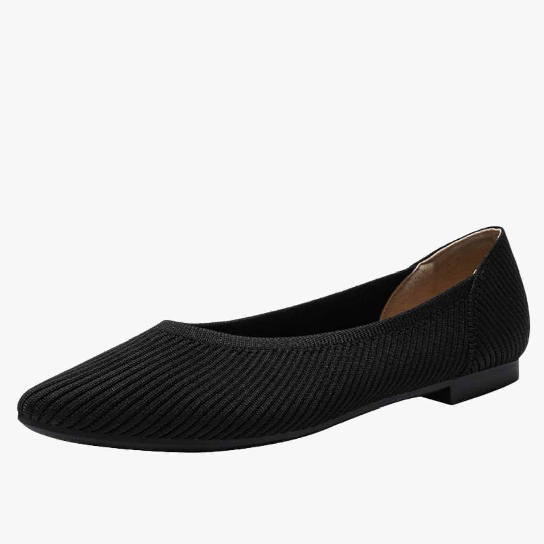 Faye Ballerine Knit da Donna – Scarpe Punta Stretta Comode Casual Chic