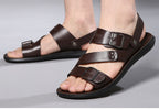 Antonio Sandales en cuir pour homme – Sandales élégantes réglables été