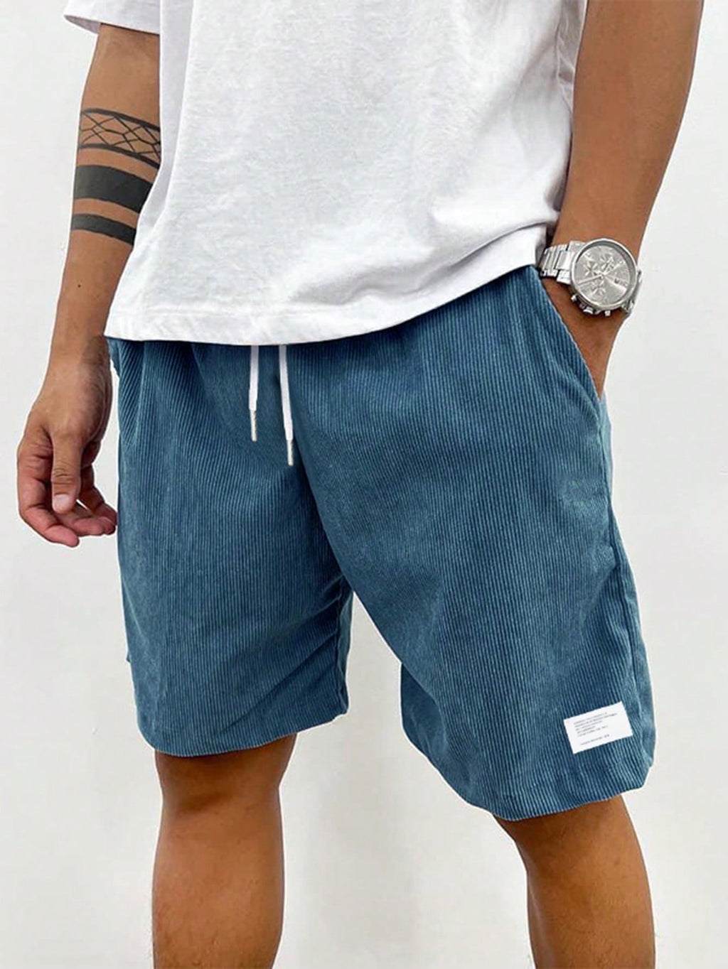 Shorts Zachary en velours côtelé pour homme – Bermudas décontractés élégants et confortables