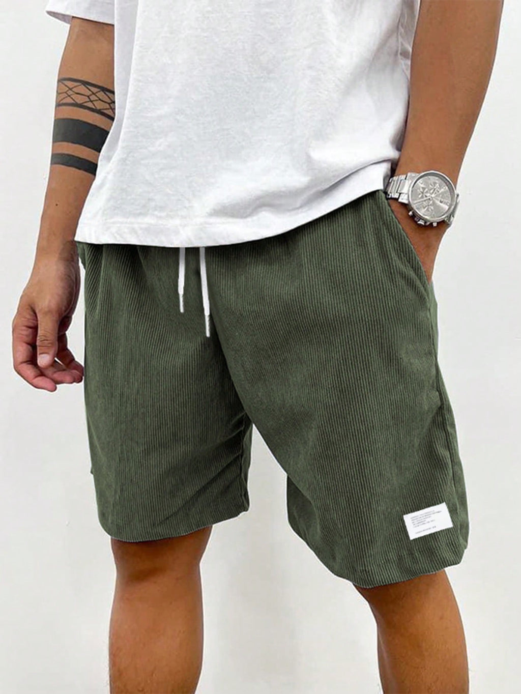 Shorts Zachary en velours côtelé pour homme – Bermudas décontractés élégants et confortables