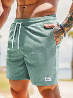 Shorts Zachary en velours côtelé pour homme – Bermudas décontractés élégants et confortables