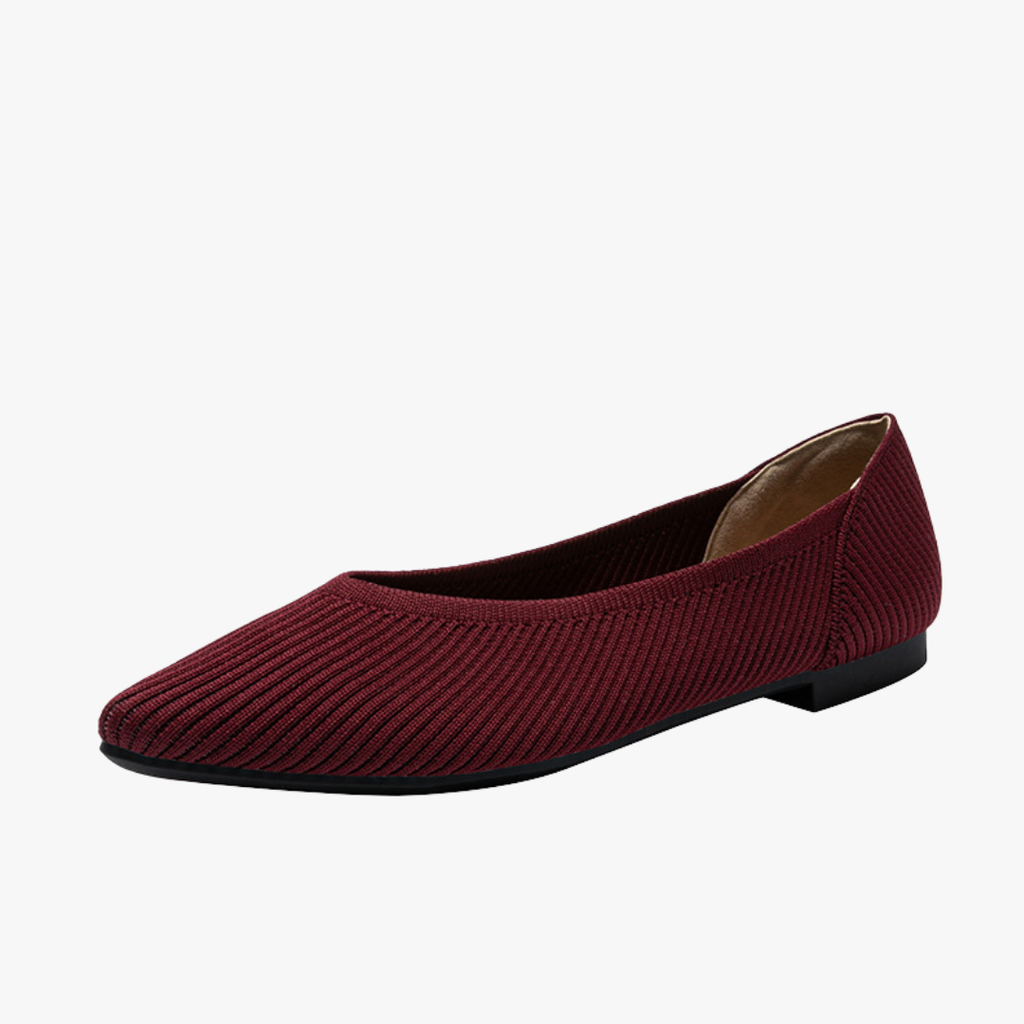 Faye Ballerine Knit da Donna – Scarpe Punta Stretta Comode Casual Chic