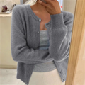 Cardigan Sydney pour femme – Veste en maille élégante oversize et douce