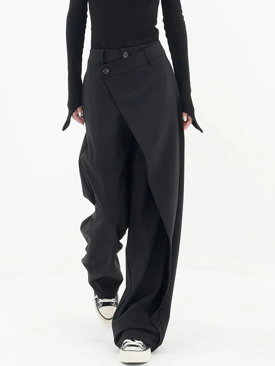 Emma Pantaloni Oversize da Donna – Pantaloni Baggy Casual Chic Fluidi