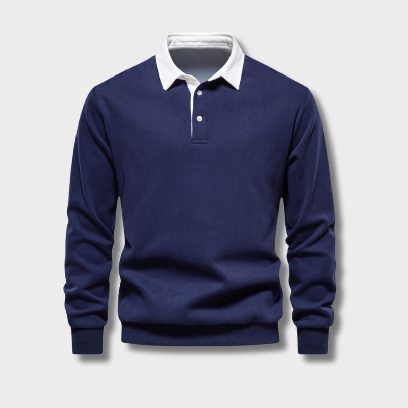 Hugo Polo en jersey pour homme – Pull élégant à manches longues respirant