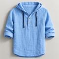Marc Chemise à Capuche pour Homme – Chemise Décontractée Chic Coton Moderne