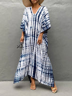 Janne Vestido Caftán Maxi para Mujer – Vestido Boho Elegante Playa Verano
