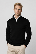 Killian Maglione Half-Zip da Uomo – Maglione Elegante a Maglia con Cerniera