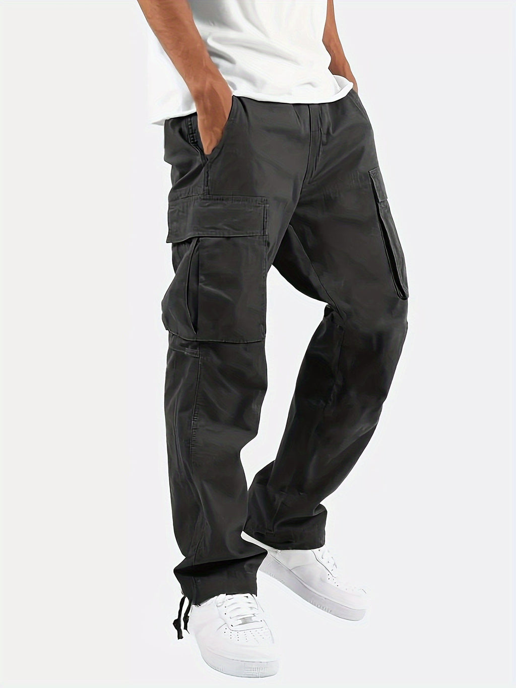 Tristan Pantalon Cargo pour Homme – Jogger Décontracté Urbain Coton Confortable