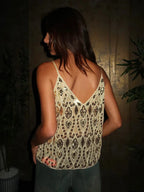 Kate Top élégant pour femme – Blouse chic ornementale casual sophistiquée