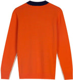 Véronique Jersey para Mujer – Suéter Color Block Elegante de Algodón Chic