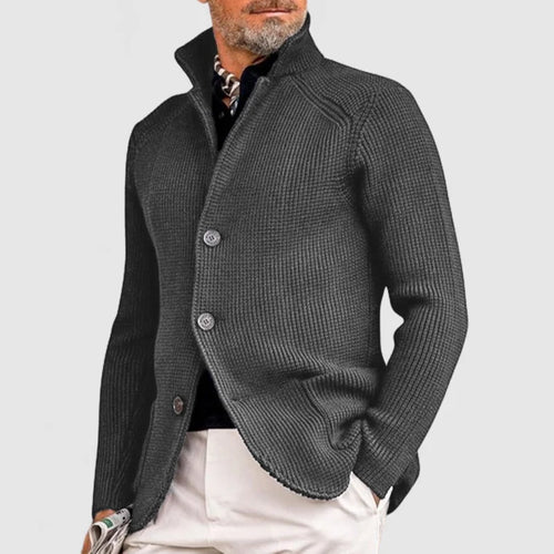 André Cárdigan de Punto para Hombre – Chaleco de Lana Elegante Casual Chic