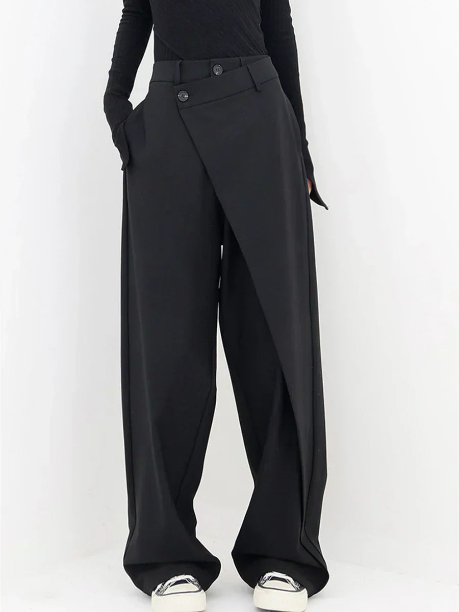 Emma Pantaloni Oversize da Donna – Pantaloni Baggy Casual Chic Fluidi