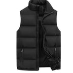 Ethan Gilet homme – Gilet matelassé imperméable et léger avec col montant