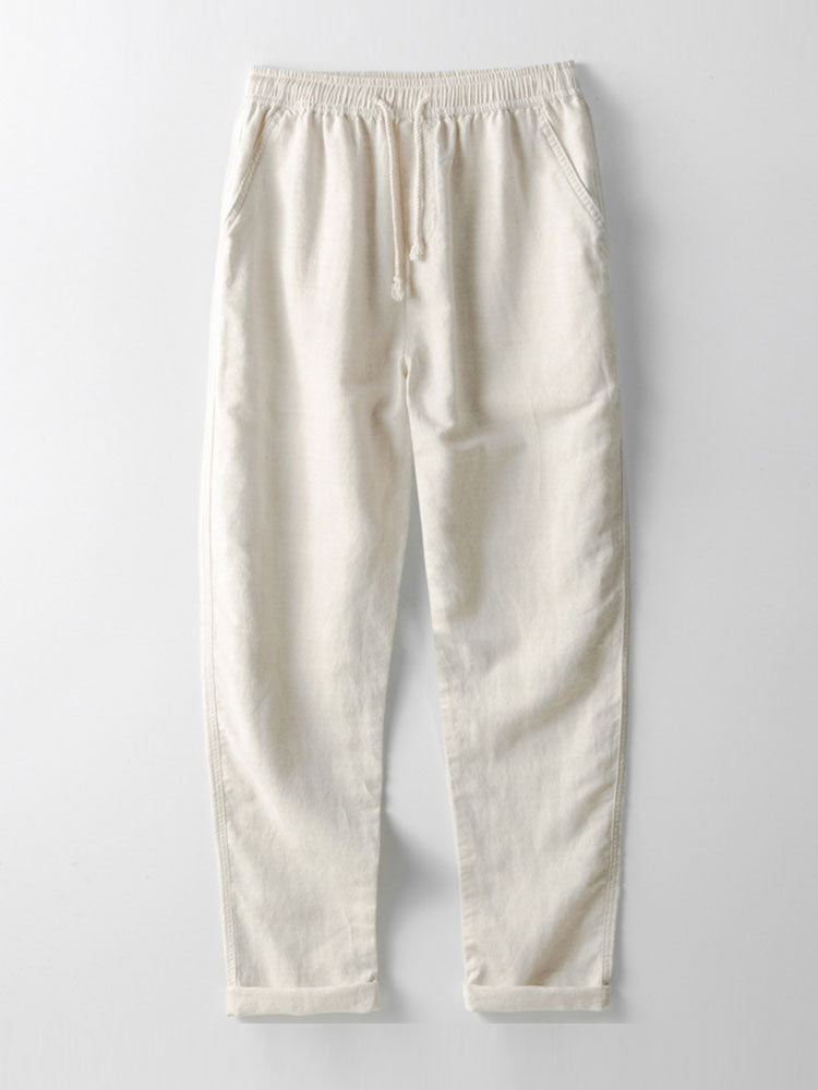 Richard Ensemble d'été pour homme – Ensemble élégant chemise et pantalon en lin