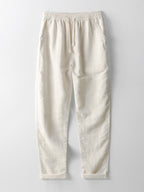 Richard Ensemble d'été pour homme – Ensemble élégant chemise et pantalon en lin