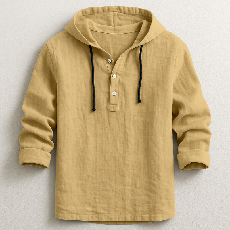 Marc Camisa con Capucha para Hombre – Shirt Casual Chic Algodón Moderno