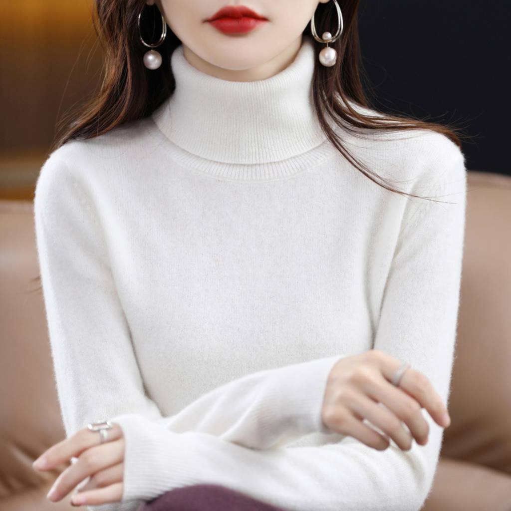 Emma Maglione dolcevita da donna – 100% cashmere premium elegante e morbido