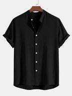 Richard Ensemble d'été pour homme – Ensemble élégant chemise et pantalon en lin