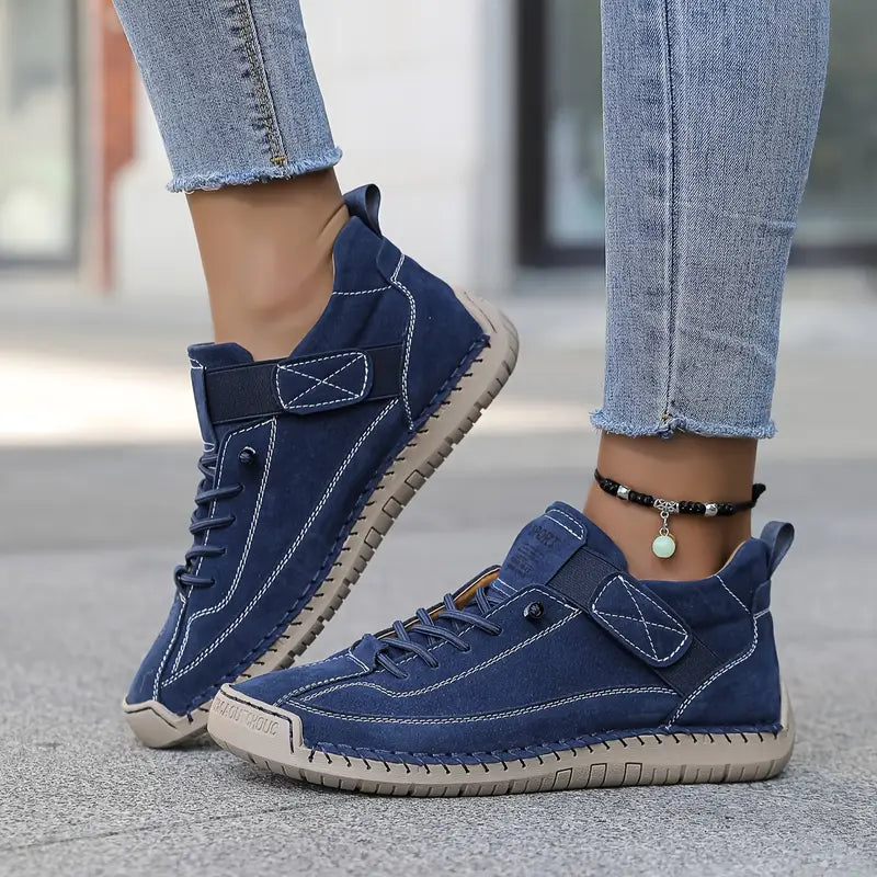Eva Zapatillas Cómodas para Mujer – Sneakers Ergonómicas de Cuero Ligero