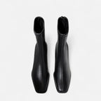 Madison Botines para Mujer – Botas Vintage Punta Cuadrada Invierno Chic