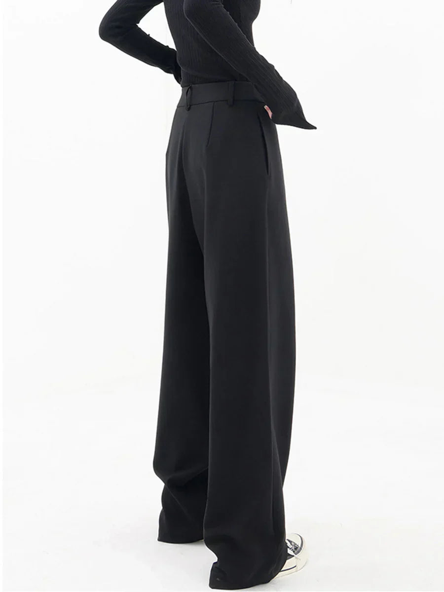Emma Pantalón Oversize para Mujer – Pantalón Baggy Casual Chic Fluido