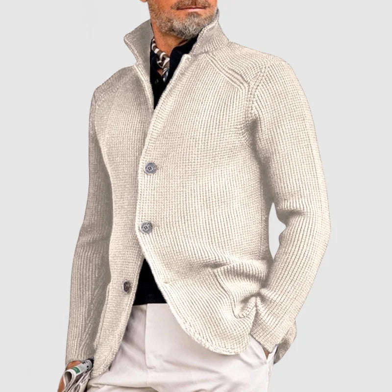 Lucas Cárdigan para Hombre – Chaqueta Elegante de Lana Suave con Diseño Clásico