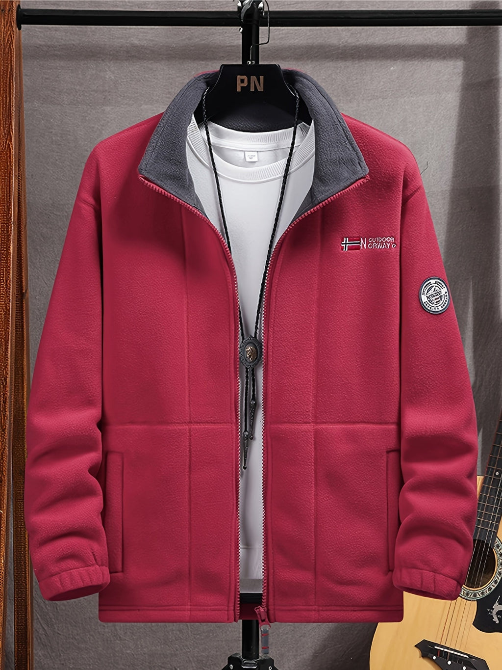James Veste polaire pour homme – Doublure thermique outdoor et respirante