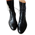 Zuriel Bottines en cuir pour femme – Bottines élégantes à talon confortable chic