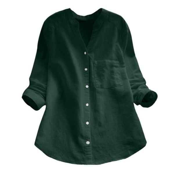 Aloyse Camisa de Lino y Algodón para Mujer – Blusa Oversize Elegante Verano