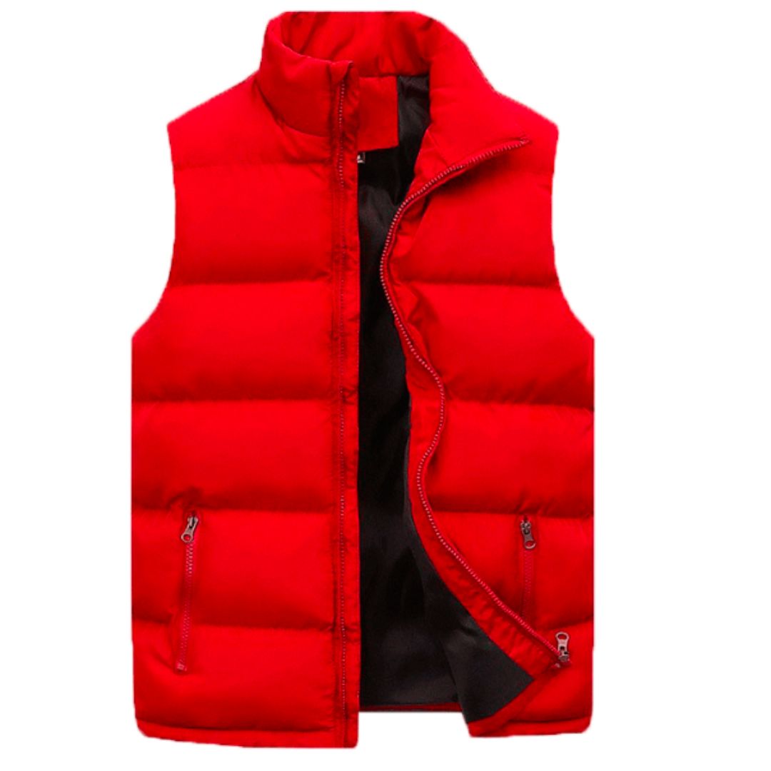 Ethan Chaleco Hombre – Chaleco Acolchado Impermeable y Ligero con Cuello Alto