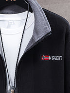 James Veste polaire pour homme – Doublure thermique outdoor et respirante