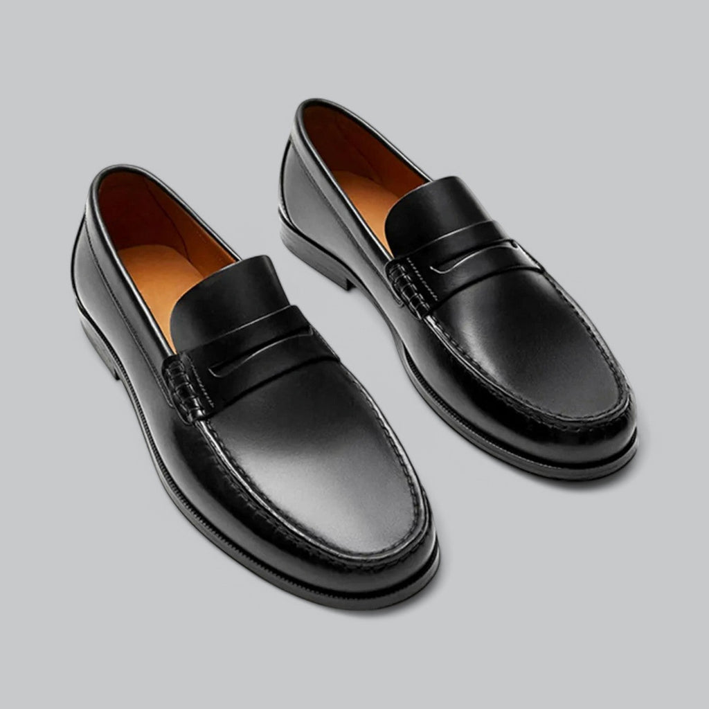 Joel Mocassins en Cuir pour Homme – Chaussures Slip On Décontractées Élégantes