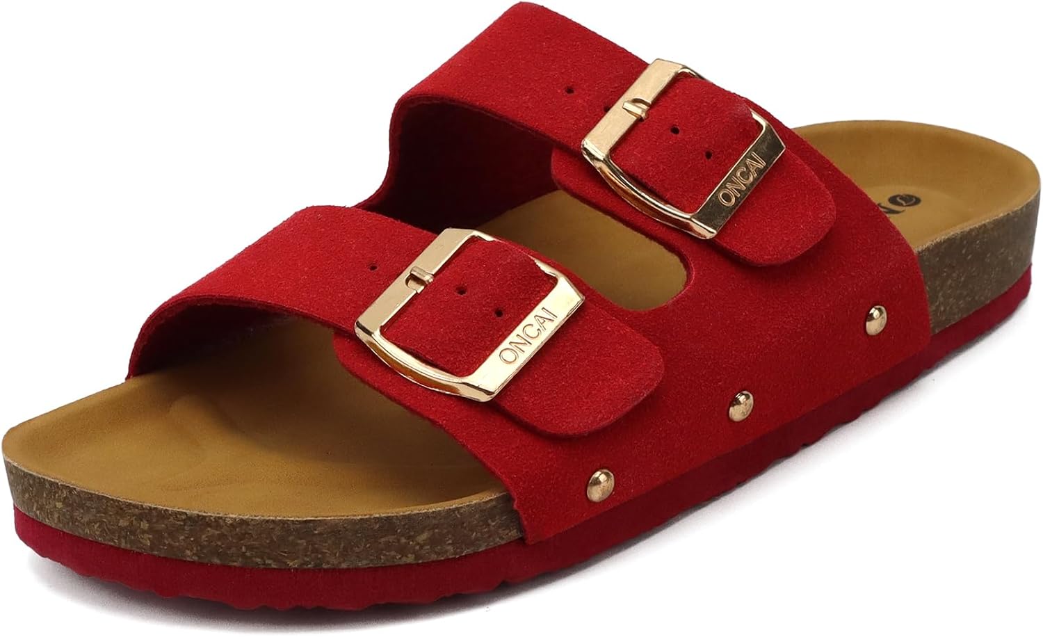 Willow Mules Corcho Donna – Camoscio Morbido, Fibbia Regolabile e Punta Aperta
