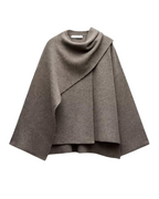 Poncho Fluido de Invierno para Mujer