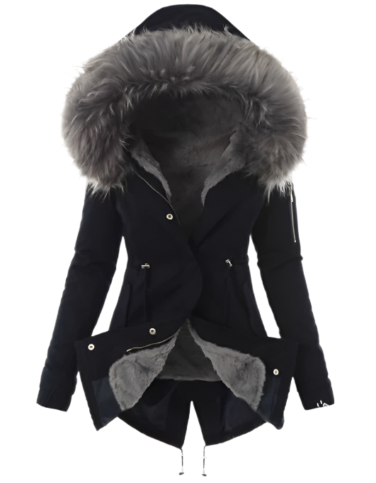 Polly Abrigo Largo de Invierno para Mujer – Chaqueta Elegante Térmica Chic