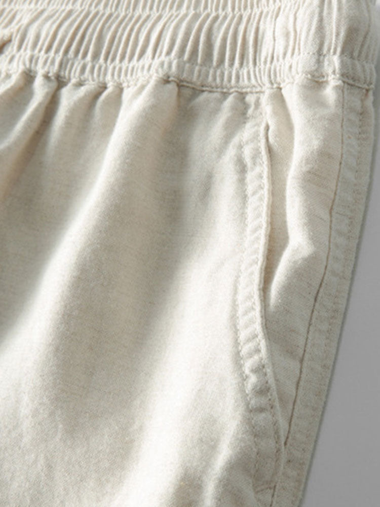 Richard Ensemble d'été pour homme – Ensemble élégant chemise et pantalon en lin