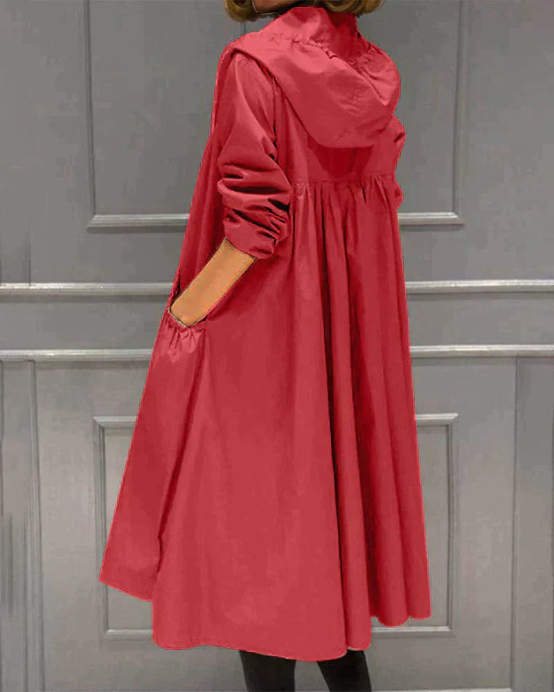 Millie Gabardina Impermeable para Mujer – Abrigo Largo Elegante y Transpirable