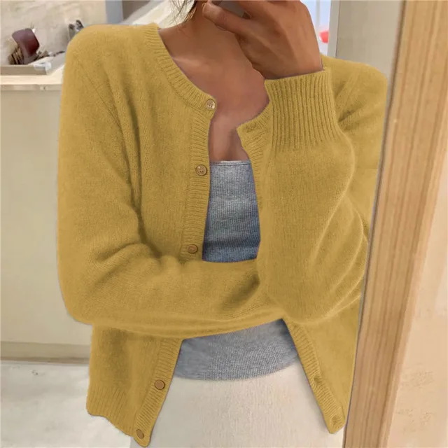 Sydney Cárdigan para Mujer – Chaqueta de Punto Elegante Oversize y Suave