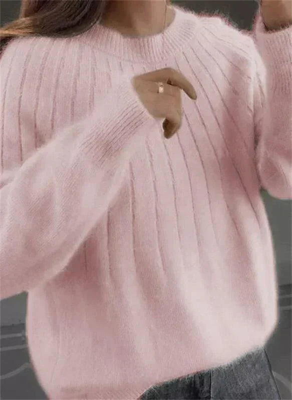 Phoebe Jersey de Cachemir para Mujer – Suéter Elegante Suave y Premium Chic