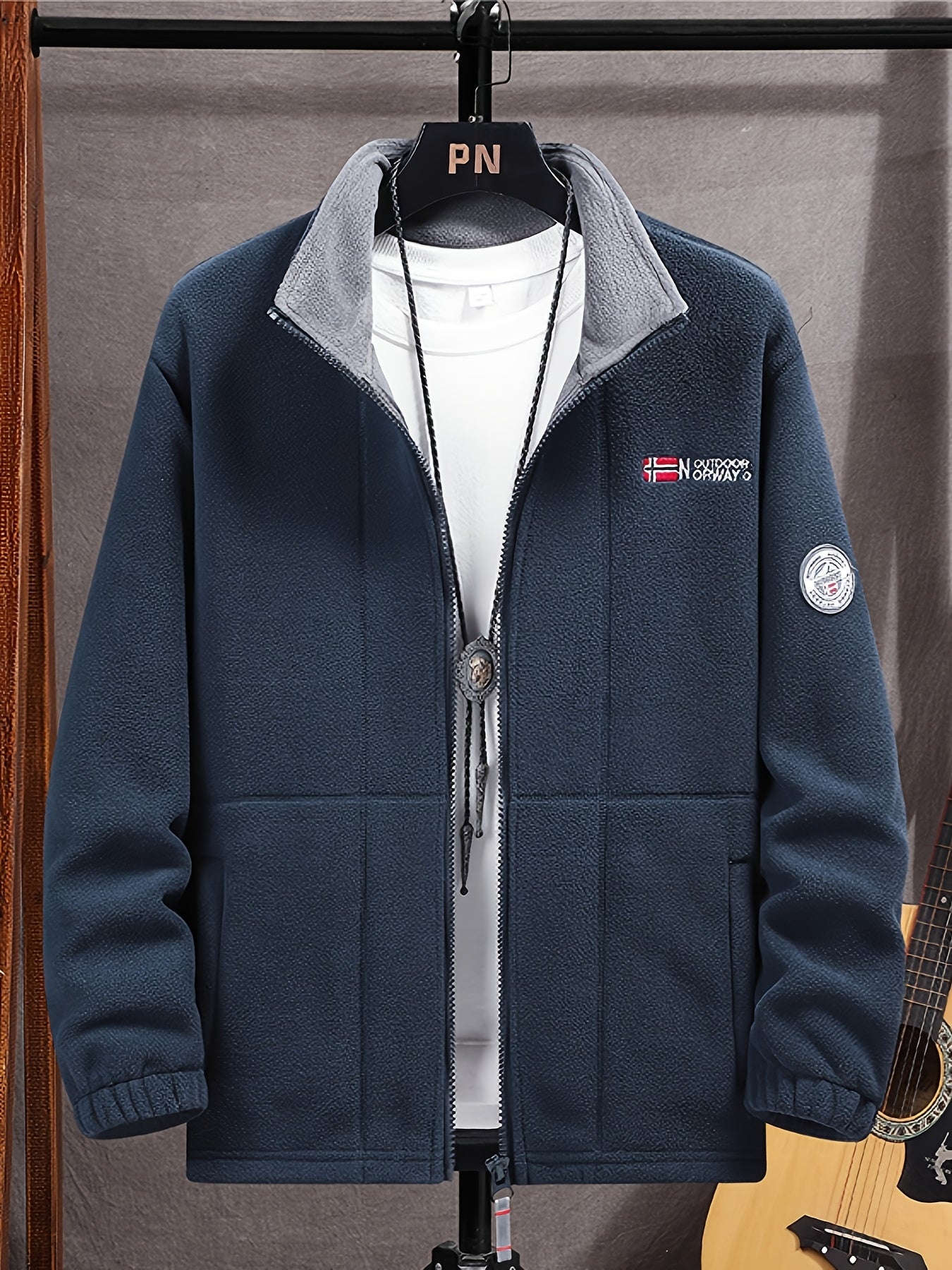 James Chaqueta Polar para Hombre – Forro Outdoor Térmico y Transpirable