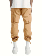 Tristan Pantalon Cargo pour Homme – Jogger Décontracté Urbain Coton Confortable