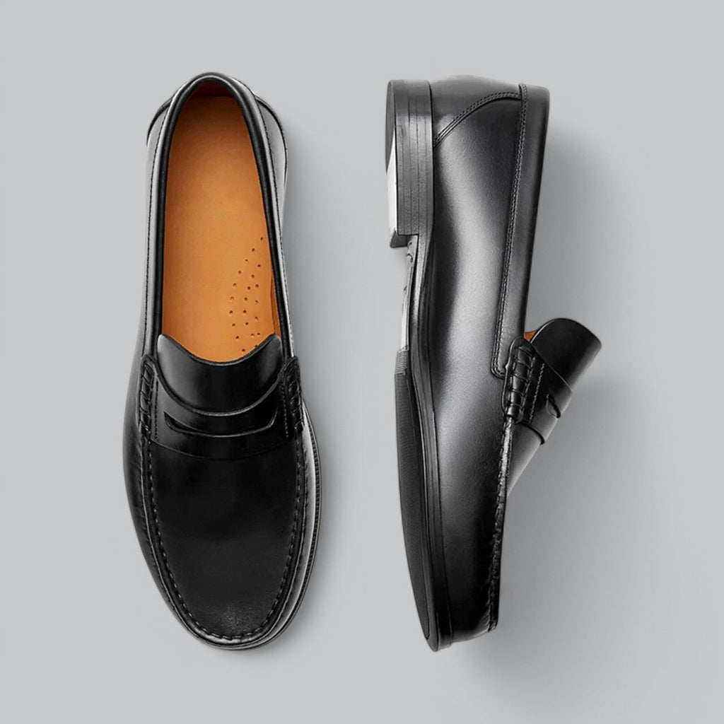 Joel Mocassins en Cuir pour Homme – Chaussures Slip On Décontractées Élégantes